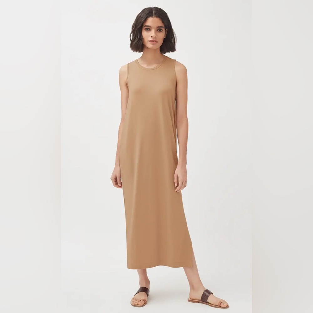 CUYANA Drape-Back Dress - Brown